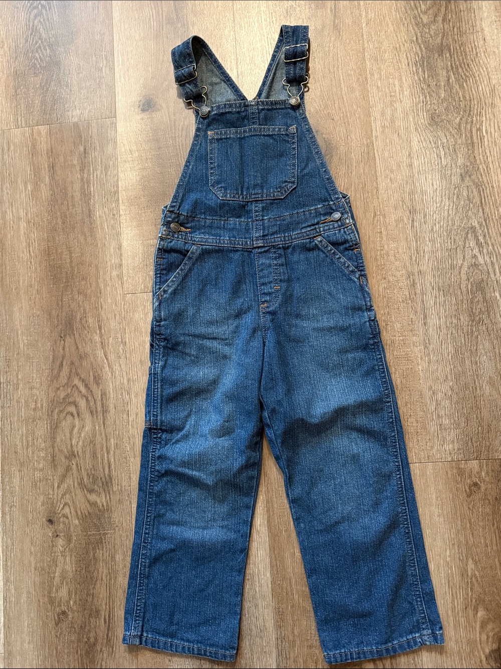 Wrangler Kids Denim Bib Overalls Carpenter Jeans 5T Western